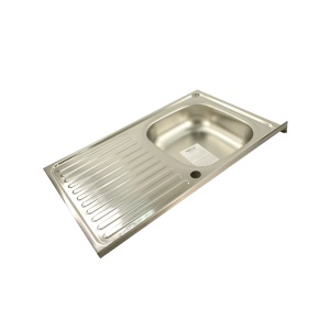 Chiuveta inox Zilan 50x80cm, anticalcar, 0,6mm, cu gaura baterie, design modern, ZLN0193