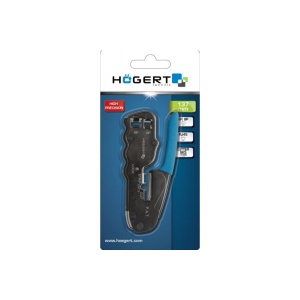 Cleste sertizare HOGERT, ajustare automata, otel inoxidabil, 4 dornuri, 0,25-6,0 mm², usor, maner confortabil, HT1P172 - Img 2