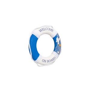 Colac decorativ vapor Zilan, albastru, diametru 40cm, grosime 6cm, 1.2kg, 40x40x6 cm, ZTS8042 - Img 2