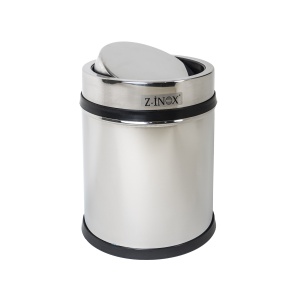 Cos menajer Zilan, capacitate 8L, inox, rotativ, cilindru, 29x20.5x20.5 cm, ZLN4575 - Img 4