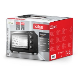 Cuptor electric Zilan 2000W, ventilatie, 45L, 230 grade, gratar, 40x30cm, tava 40x31x2.5cm, ZLN3727 - Img 2