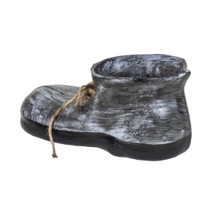 Decoratiune gradina Zilan, bocanc ceramic cu suport flori, 32x10x14.5 cm, 1.5kg, EXT10218_1 - Img 3