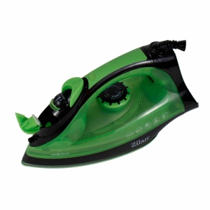 Fier de calcat Zilan, talpa ceramica, 2200W, abur de mare putere, 1.6m cablu, 100ml recipient apa, 25x12x16 cm, ZLN2188 - Img 2