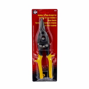 Foarfeca tabla Z-tools, pentru taiere aluminiu, PVC, piele, cupru, plastic, otel 0.7-1.2 mm, manere bi-material, blocare cu o mana, ZLN0482 - Img 3