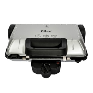 Gratar electric Zilan, 1600W, termostat ajustabil, placi antiaderente, 38x28x14 cm, ZLN4021