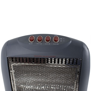 Incalzitor cu halogen Zilan, 3 trepte putere 400W/800W/1200W, oscilatie automata, zgomot redus, 50x28x50 cm, ZLN8397 - Img 3