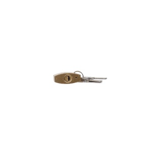 Lacat Zilan auriu cu 3 chei, dimensiuni 5x4x3 cm, greutate 1kg, 4621 - Img 2