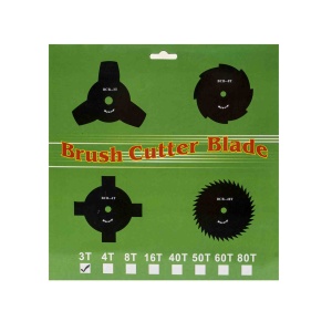 Lama motocoasa Zilan 255mm, triunghiulara 3T pentru iarba si arbusti, taiere rapida, 4212 - Img 3