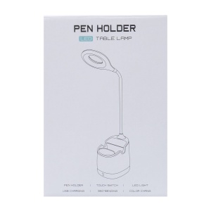 Lampa de birou Zilan, 3 tipuri de lumina, LED, suport pixuri, 36cm, 8.5cm, 10cm, ZTS8244 - Img 2