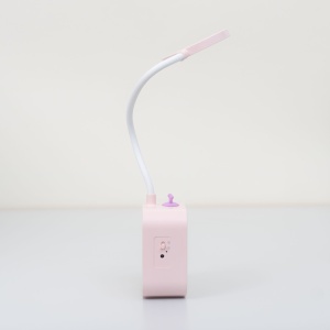 Lampa de birou Zilan, 3 tipuri de lumina, model televizor, roz, inaltime 33cm, lungime 10cm, latime 5cm, ZTS8233 - Img 3