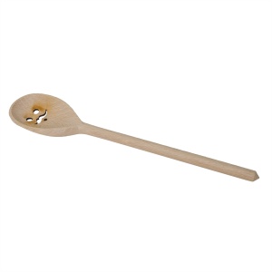 Lingura Zilan, clasic, utilizat universal, lemn, maron, 30x5.5 cm, COD 1536 - Img 2