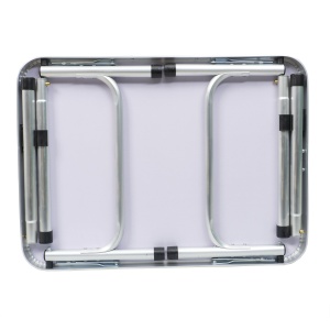 Masa pliabila camping Zilan, 60cm lungime, 45cm latime, inaltime reglabila 26.5/55.5cm, cu bordura aluminiu, ZTS5699 - Img 5