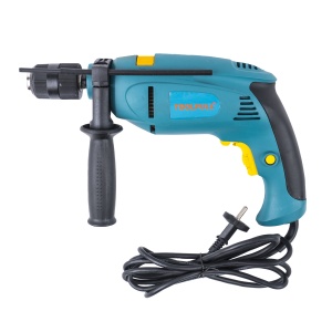 Masina de gaurit electrica TOOLFULL, putere 800W, alimentare la retea, suprafata lucru: lemn, beton, zidarie, otel, viteza max 850 rpm, albastru, cod EXT7408