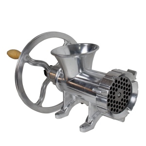 Masina de tocat carne Zilan, nr. 32, aluminiu, manuala sau electrica, fulie mare cu rulment, 1500 Rpm, 4665