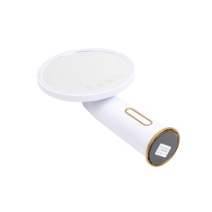Oglinda make-up Z-TOOLS cu LED, control touch, rotativa, intensitate reglabila, diametru 19cm, 36x22x11 cm, 31.5cm, ZTS8678 - Img 3