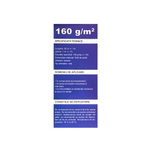 Plasa fibra sticla Zilan, 1x50m, 160gr/mp, izolatie termica, ignifuga A1, ZLN2595 - Img 4