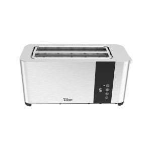 Prajitor de paine Zilan cu 2 fante, 7 nivele de prajire, timer, tava detasabila, afisaj LED, 40x16x18 cm, ZLN6234 - Img 2