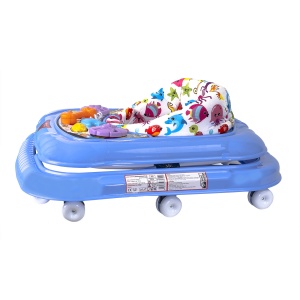 Premergator Zilan, scaun reglabil, 10 roti pivotante, 64x58x74 cm, greutate 3 kg, pentru 6 luni+, ZLN1077_8 - Img 3