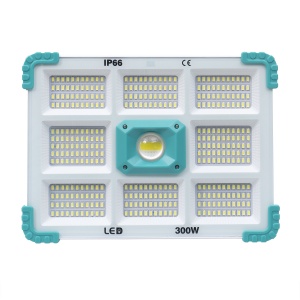 Proiector LED Zilan cu incarcare solara, 300W, 374 leduri, telecomanda, rezistenta IP66, 31x23x6 cm, ZTS8210 - Img 2