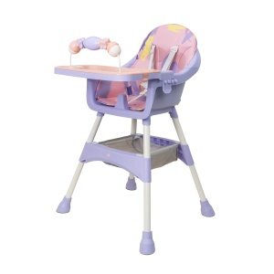 Scaun de masa pentru copii Zilan, inaltime 94cm, lungime scaun 29cm, latime scaun 31cm, max 50kg, 5-72luni, ZTS9143 - Img 6