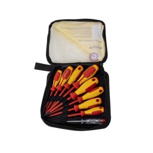 Set 9 surubelnite Zilan, profesionale izolate electric, 3 cu varf drept + 5 cu varf stea + 1 pentru tensiune, manere din materiale cu duritate inalta, ZTS5693 - Img 2