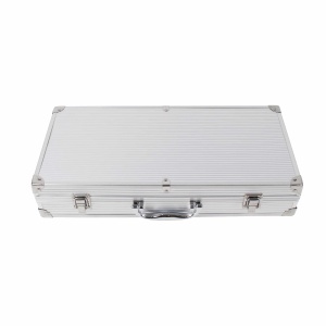 Set accesorii gratar Z-tools 10 piese, inox, cutit 41 cm + spatula 40.5 cm + cleste 42 cm, 46x10x24 cm, cod 842 - Img 2