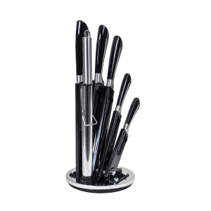 Set cutite Zilan, cutit pentru fructe 20 cm + cutit universal 19 cm + satar 11 cm + cutitul bucatarului 8 cm, otel, CC9808 - Img 2