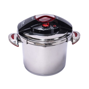 Set oale sub presiune Zilan, inox, 5 piese, 4L+6L, diametru 22 cm, cos prajit 20x9 cm, cod ZLN0030 - Img 3