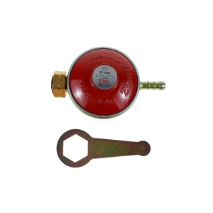 Set pentru gătit cu aragaz cu un singur arzator, dimensiunile de 27×27 cm. Ceas pentru butelie, 2 metri furtun pentru gaz, 3 coliere pentru furtun, aprinzător ZLN 0018B_N - Img 5