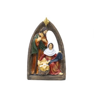 Statueta decorativa Z-TOOLS cu Famila Sfanta, inaltime 15.5cm, latime 10cm, lungime 17cm, ZTS8027