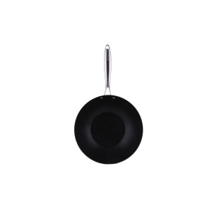 Tigaie wok Zilan, ceramica antiaderenta, 28cm, maner inox, suport cuptor 280°C, 50x28x8 cm, ZLN0934 - Img 3