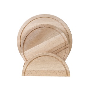 Tocator rotund Zilan, set 5 bucati, 1 x 29cm + 4 x 24cm, cu suport, EXT10144 - Img 2