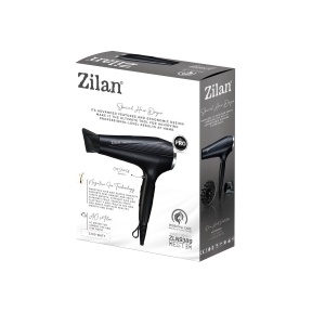 Uscator de par Zilan, 2200W, 2 trepte de viteza, 3 trepte de temperatura, motor AC, functie ionizare, aer rece si cald, 23x23x9 cm, ZLN9389 - Img 3