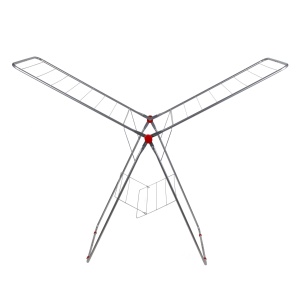 Uscator rufe metalic Zilan, 16 m, pliabil, argintiu, 110x57x5 cm, ZLN7757