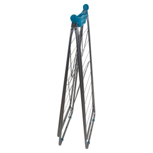 Uscator rufe metalic Zilan, pliabil, capacitate 20m, dimensiuni 100x54 cm, gri, ZLN2942 - Img 2