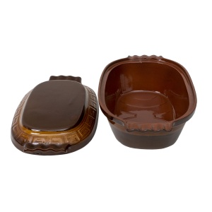 Vas roman glazurat Z-TOOLS, capacitate 6l, 41x27x16cm, lut, EXT10364 - Img 4