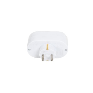 Adaptor cu 2 posturi Z-TOOLS, IP20, maxim 3680W, 16A, 230V, dimensiuni 9x5x8 cm, 1kg, SM-DBS0102 - Img 2