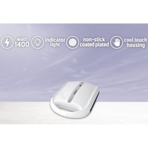 Aparat biscuiti Zilan, 1600W, alb, plastic, dimensiuni 30x35x12 cm, ZLN2809 - Img 6
