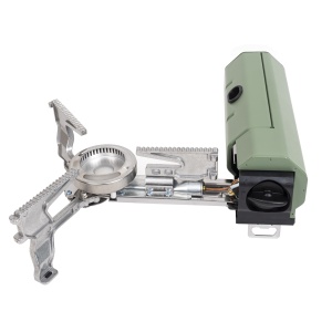 Aragaz camping Z-Tools, alimentare butelie, 2600W, 27.5x10.5x8 cm, greutate 1.23 kg, kaki, ZTS9081