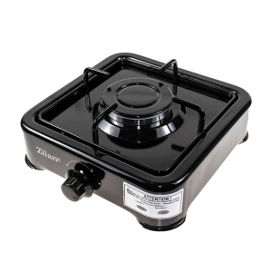 Aragaz Zilan cu 1 arzator, alimentare la butelie, 1600W, compact, metal emailat, 26x26x10 cm, ZLN0018_2 - Img 2