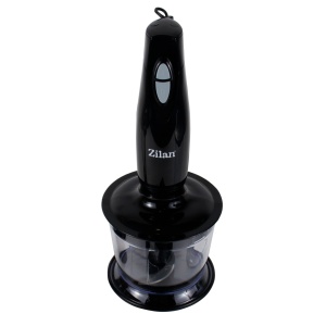 Blender manual Zilan, 4 in 1, 300W, negru, cu suport agatare, pahar gradat 700 ml, accesorii incluse, ZLN8259 - Img 2