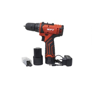 Bormasina MPT cu 2 acumulatori Li-Ion, 12V, 1.5AH, 1.5W, pentru lemn, metal, rigips, beton, otel, 30x26x9 cm, 3kg ZTS5721 - Img 1