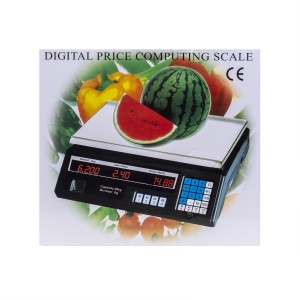 Cantar electronic Zilan 40 kg, platforma inox, acumulator 6v, afisaj LCD, 38x13x36 cm, EXT9922 - Img 5