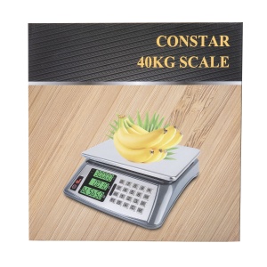 Cantar electronic Zilan, 40kg, acumulator, digital, 33cm x 34cm x 9cm, ZTS8265 - Img 4