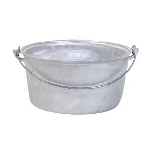 Ceaun tuci aluminiu Zilan, capacitate 45L, fund drept, 45x45x30 cm, EXT7239