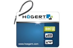 Ciocan din cauciuc Hogert cu maner din fibra de sticla, 680g, fata bicolora, ergonomic, anti-alunecare HT3B052 - Img 2
