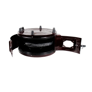 Cuptor electric Zilan, 1300W, 30L, 46x46x30 cm, visiniu, metal emailat, ZLN9553 - Img 2