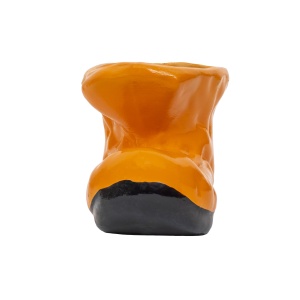 Decoratiune gradina Zilan bocanc ceramica cu suport flori, inaltime 10cm, lungime 18cm, EXT6210 - Img 2