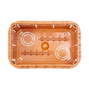 Doza de legatura Gewiss, 152x98x70mm, IP40, capac alb, patrat, rosie, GW48004 - Img 2