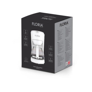 Filtru pentru cafea Zilan, putere 600W, capacitate 1.2l, oprire automata, vas rezistent la temperaturi ridicate, 25x20x30 cm, ZLN9274 - Img 2